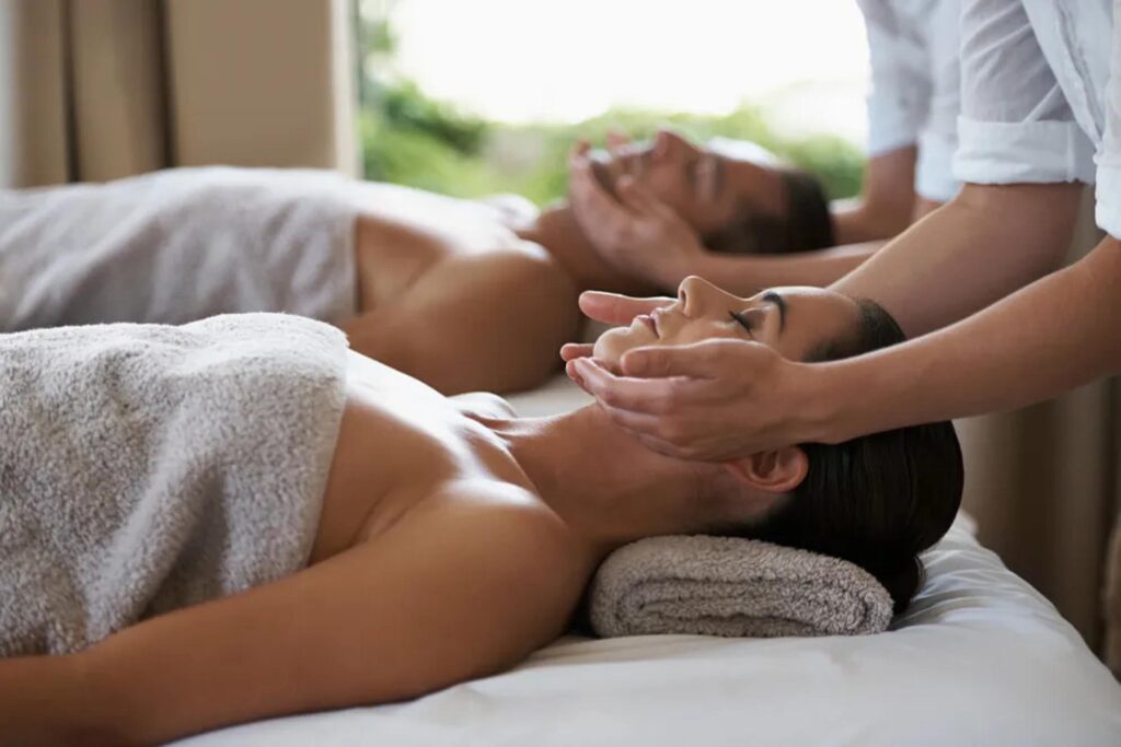 Relaxing massage therapy at Running Y Resort, Oregon outdoor wellness retreat.