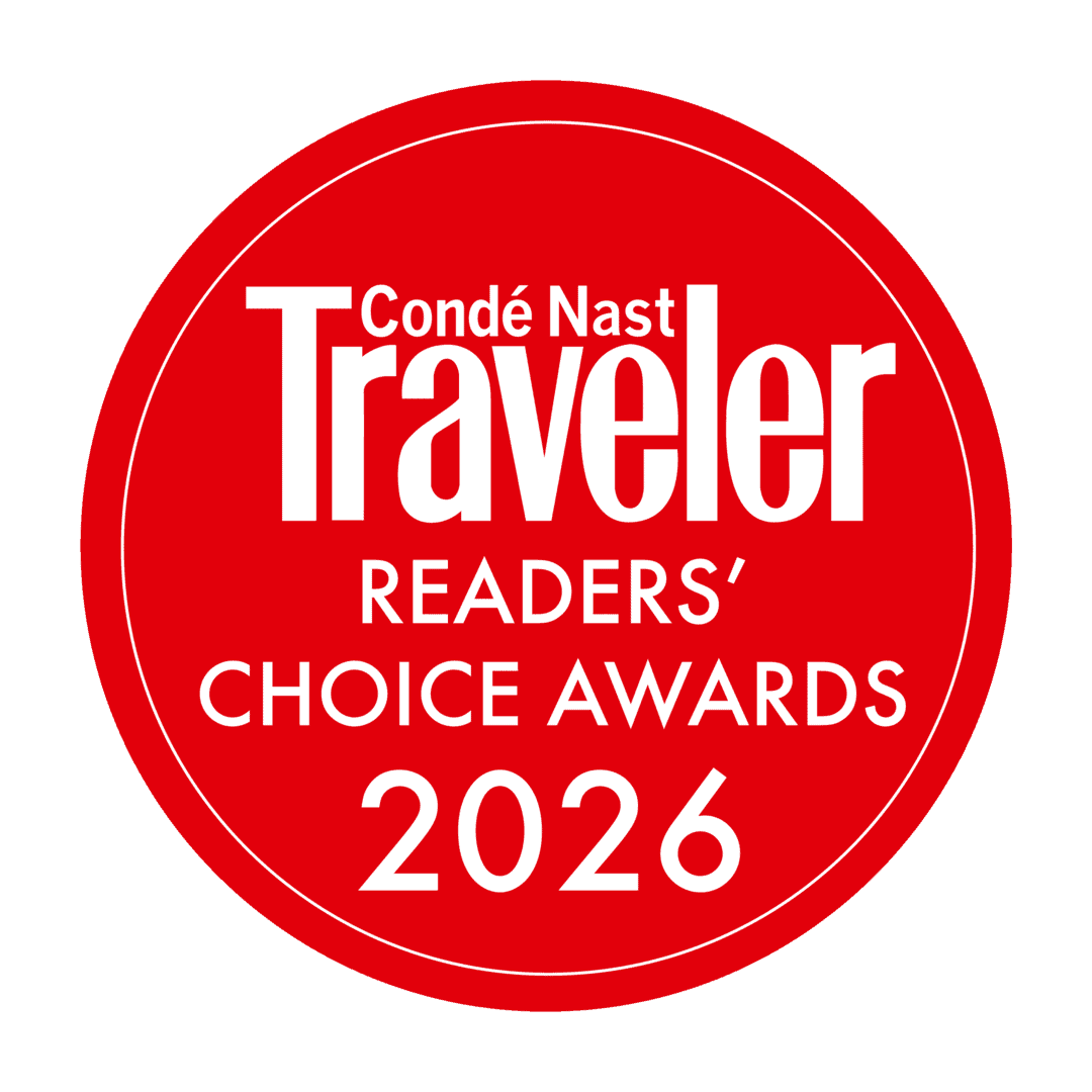 Condé Nast Traveler Readers' Choice Award badge for 2026.